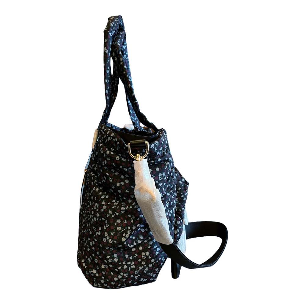 MARC JACOBS Quilted Nylon Baby Bag Floral Print Blue Mirage Large Diaper Tote - Picture 8 of 13